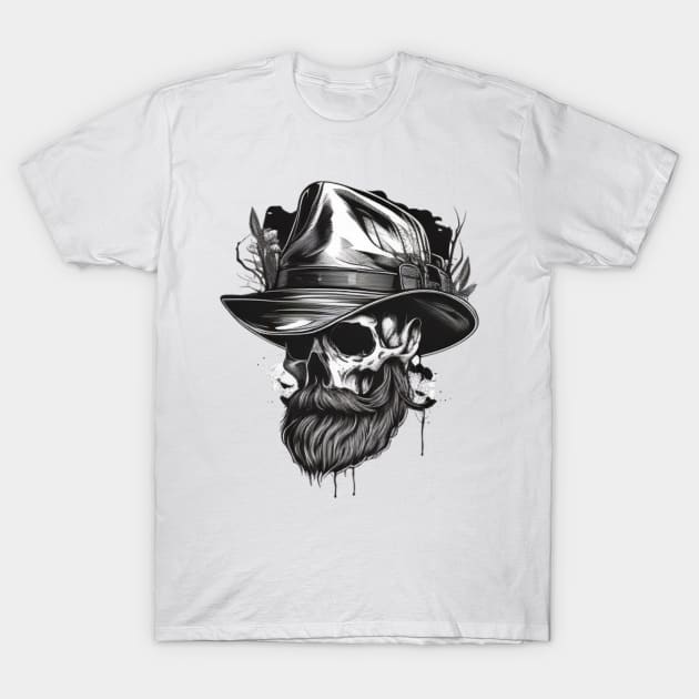 Fishing skull T-Shirt by Crazy skull